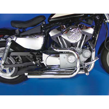 V-Twin Side by Side Drag Pipes Exhaust for 2004-2016 Harley Sportster V-Twin Side by Side Drag Pipes Exhaust for 2004-2016 Harley Sportster