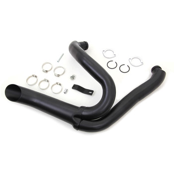 V-Twin Black Lake Pipe 2-Into-1 Header Exhaust for Harley V-Twin Black Lake Pipe 2-Into-1 Header Exhaust for Harley