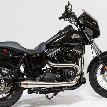 Thrashin Supply OG Stainless Steel 2-Into-1 Exhaust for 1991-2016 Harley Dyna Thrashin Supply OG Stainless Steel 2-Into-1 Exhaust for 1991-2016 Harley Dyna