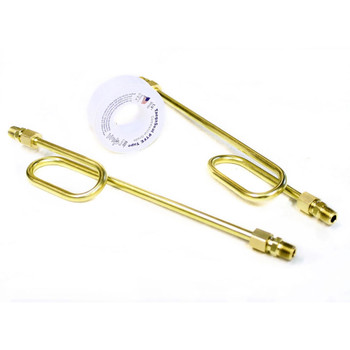 Old-Stf Rocker Box Oil Loop Lines for Harley Ironhead Sportster - Brass Old-Stf Rocker Box Oil Loop Lines for Harley Ironhead Sportster - Brass