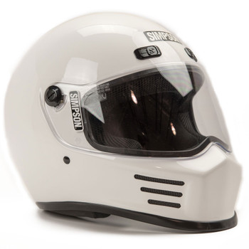 Simpson Street Bandit Helmet - White Simpson Street Bandit Helmet - White