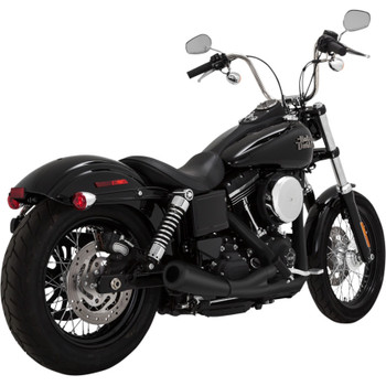 Vance & Hines Upsweep 2-Into-1 Exhaust System for 2006-2017 Harley Dyna - Black Vance & Hines Upsweep 2-Into-1 Exhaust System for 2006-2017 Harley Dyna - Black