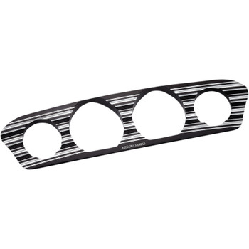 Arlen Ness 10-Gauge Inner Fairing Gauge Trim for 2014-2017 Harley Touring - Black Arlen Ness 10-Gauge Inner Fairing Gauge Trim for 2014-2017 Harley Touring - Black