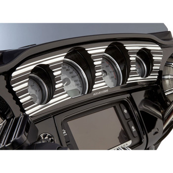 Arlen Ness 10-Gauge Inner Fairing Gauge Trim for 2014-2017 Harley Touring - Black Arlen Ness 10-Gauge Inner Fairing Gauge Trim for 2014-2017 Harley Touring - Black