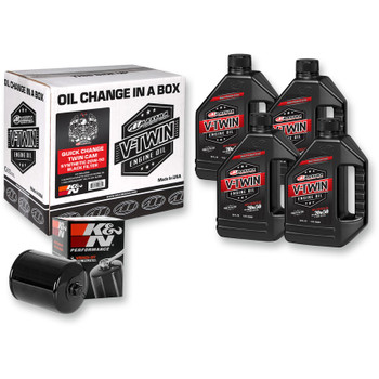 Maxima Quick Change Oil Kit in a Box for 1999-2017 Harley Twin Cam - Black Maxima Quick Change Oil Kit in a Box for 1999-2017 Harley Twin Cam - Black
