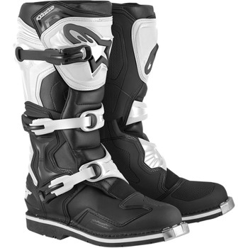 Alpinestars Tech 1 Boots - Black/White Alpinestars Tech 1 Boots - Black/White