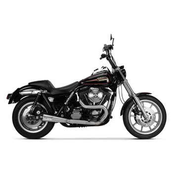 Two Brothers Racing 2-Into-1 Comp-S Exhaust for 1990-1994 Harley FXR - Stainless with Carbon Fiber Tip Two Brothers Racing 2-Into-1 Comp-S Exhaust for 1990-1994 Harley FXR - Stainless with Carbon Fiber Tip