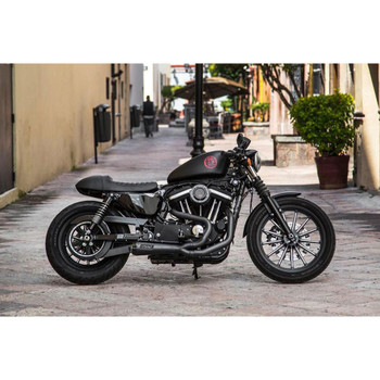 Two Brothers Racing 2-Into-1 Comp-S Exhaust for 2004-2013 Harley Sportster - Black with Carbon Fiber Tip Two Brothers Racing 2-Into-1 Comp-S Exhaust for 2004-2013 Harley Sportster - Black with Carbon Fiber Tip