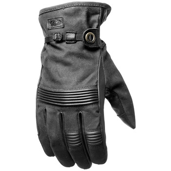 Roland Sands Truman Waxed Gloves - Black Roland Sands Truman Waxed Gloves - Black
