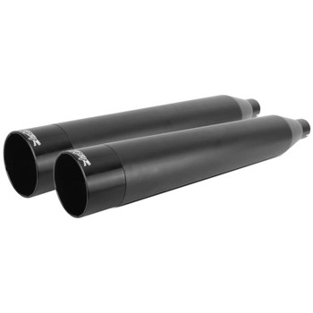Two Brothers Racing Dual Slip-Ons Exhaust Mufflers for 1995-2016 Harley Touring - Black with Black End Caps Two Brothers Racing Dual Slip-Ons Exhaust Mufflers for 1995-2016 Harley Touring - Black with Black End Caps