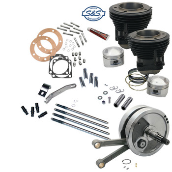 S&S 93" Sidewinder Big Bore Stroker Kit for 1970-1984 Harley Shovelhead S&S 93" Sidewinder Big Bore Stroker Kit for 1970-1984 Harley Shovelhead