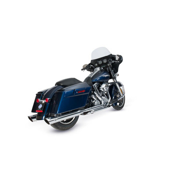 S&S 4" Slash Cut Slip-On Exhaust Mufflers for 1995-2016 Harley Touring - Chrome S&S 4" Slash Cut Slip-On Exhaust Mufflers for 1995-2016 Harley Touring - Chrome