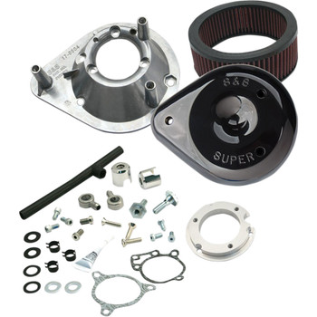 S&S Teardrop Air Cleaner Kit for 2008-2016 Harley Touring Stock-Bore Throttle By Wire and 2016-2017 Softail - Gloss Black S&S Teardrop Air Cleaner Kit for 2008-2016 Harley Touring Stock-Bore Throttle By Wire and 2016-2017 Softail - Gloss Black
