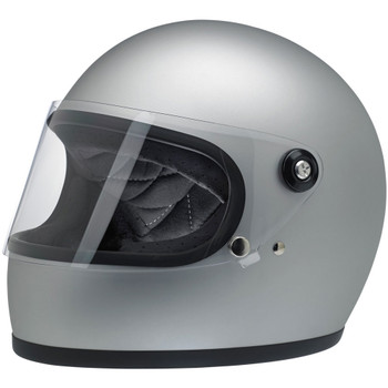 Biltwell Gringo S Helmet - Flat Silver Biltwell Gringo S Helmet - Flat Silver