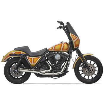 Bassani Short Road Rage Exhaust for Harley FXR - Chrome Bassani Short Road Rage Exhaust for Harley FXR - Chrome