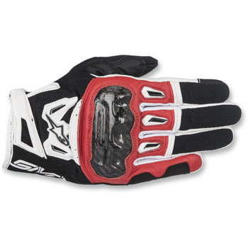 Alpinestars SMX-2 Air Carbon V2 Gloves - Black/Red/White Alpinestars SMX-2 Air Carbon V2 Gloves - Black/Red/White