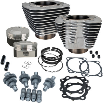 S&S Hooligan Kit 1200 to 1250 Big Bore for 2000-2018 Harley Sportster - Silver S&S Hooligan Kit 1200 to 1250 Big Bore for 2000-2018 Harley Sportster - Silver