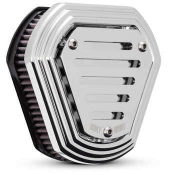 Burly Hex Air Cleaner for 2008-2016 Harley Touring and 2016-2017 Softail - Chrome Burly Hex Air Cleaner for 2008-2016 Harley Touring and 2016-2017 Softail - Chrome