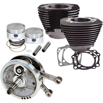 S&S 96" Sidewinder Big Bore Kit for 1984-1999 Harley Big Twins - Wrinkle Black S&S 96" Sidewinder Big Bore Kit for 1984-1999 Harley Big Twins - Wrinkle Black