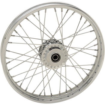 Drag Specialties 21" x 2.15" Laced 40-Spoke Front Wheel for 2012-2018 Harley Sportster Non-ABS - Single Disc Drag Specialties 21" x 2.15" Laced 40-Spoke Front Wheel for 2012-2018 Harley Sportster Non-ABS - Single Disc