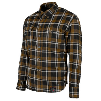 Speed and Strength Black Nine Reinforced Moto Flannel Shirt - Brown/Black Speed and Strength Black Nine Reinforced Moto Flannel Shirt - Brown/Black
