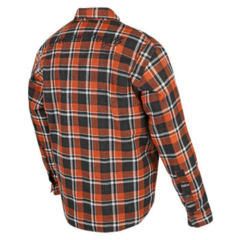 Speed and Strength Black Nine™ Reinforced Moto Flannel Shirt - Orange/Black Speed and Strength Black Nine™ Reinforced Moto Flannel Shirt - Orange/Black