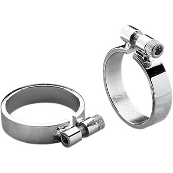 Drag Specialties Super Exhaust Port Clamps for Harley Panhead Drag Specialties Super Exhaust Port Clamps for Harley Panhead