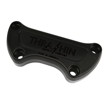 Thrashin Supply Handlebar Top Clamp for Harley - Black Thrashin Supply Handlebar Top Clamp for Harley - Black
