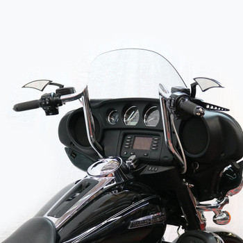 Paul Yaffe Bagger Nation 12" Monkey Bagger Bars for 1986-2018 Harley Touring - Black Paul Yaffe Bagger Nation 12" Monkey Bagger Bars for 1986-2018 Harley Touring - Black
