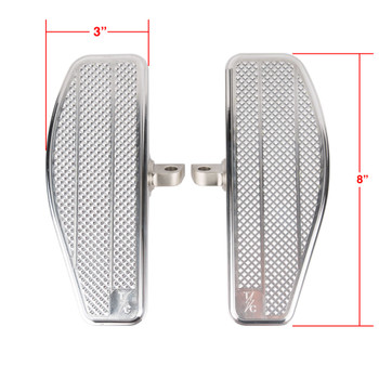 Thrashin Supply Mini Floorboards Foot Pegs for Harley - Silver Thrashin Supply Mini Floorboards Foot Pegs for Harley - Silver