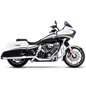 Rinehart 3.5" Xtreme True Dual Exhaust for 2009-2016 Harley Touring - Chrome with Black Tips Rinehart 3.5" Xtreme True Dual Exhaust for 2009-2016 Harley Touring - Chrome with Black Tips