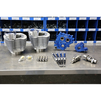 S&S 110" Power Package Kit Chain Drive for 2000-2017 Harley Twin Cam - Silver S&S 110" Power Package Kit Chain Drive for 2000-2017 Harley Twin Cam - Silver