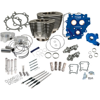 S&S 110" Power Package Kit Chain Drive for 2000-2017 Harley Twin Cam - Black S&S 110" Power Package Kit Chain Drive for 2000-2017 Harley Twin Cam - Black