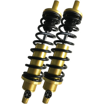 Legend Revo-A Shocks Adjustable Coil Suspension for 1999-2017 Harley Touring - Gold Legend Revo-A Shocks Adjustable Coil Suspension for 1999-2017 Harley Touring - Gold