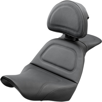Saddlemen Explorer Seat with Backrest for 2018 Harley Softail Low Rider and Sport Glide Saddlemen Explorer Seat with Backrest for 2018 Harley Softail Low Rider and Sport Glide
