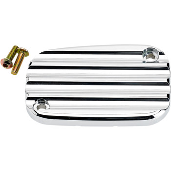Joker Machine Finned Master Cylinder Front Brake Cover for 2008-2018 Touring - Chrome Joker Machine Finned Master Cylinder Front Brake Cover for 2008-2018 Touring - Chrome