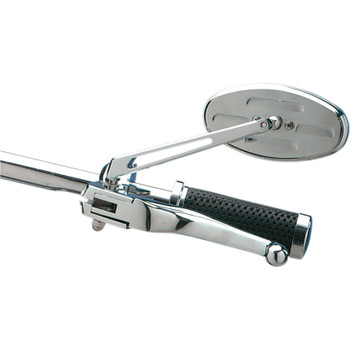 Drag Specialties Stealth II Mirror for Harley - Chrome Drag Specialties Stealth II Mirror for Harley - Chrome