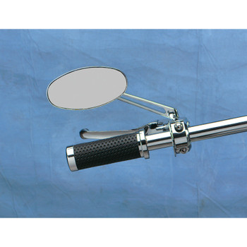 Drag Specialties Stealth II Mirror for Harley - Chrome Drag Specialties Stealth II Mirror for Harley - Chrome