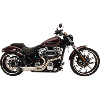 Supertrapp Brushed Bootlegger 2-into-1 Exhaust for 2018 Harley Softail Supertrapp Brushed Bootlegger 2-into-1 Exhaust for 2018 Harley Softail