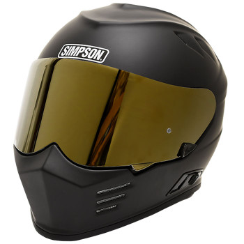 Simpson Ghost Bandit Face Shield - Gold Mirror Simpson Ghost Bandit Face Shield - Gold Mirror