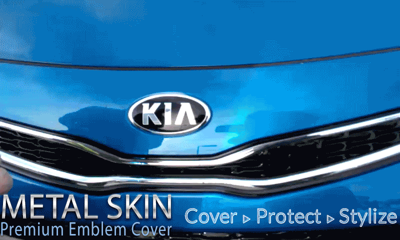 K Metal Skin Emblem Cover