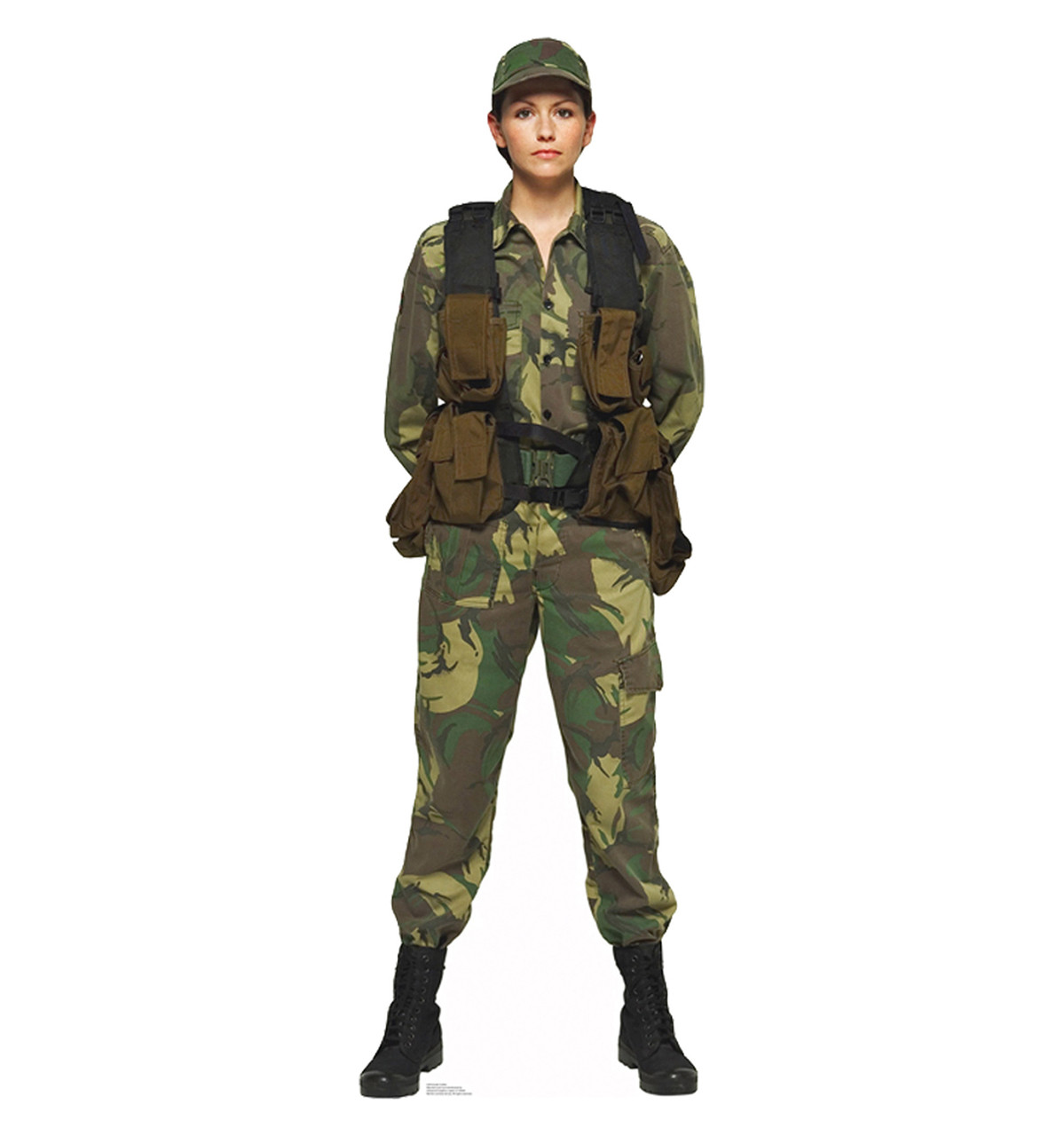 life size female soldier cardboard standup cardboard cutout life size female soldier cardboard standup cardboard cutout