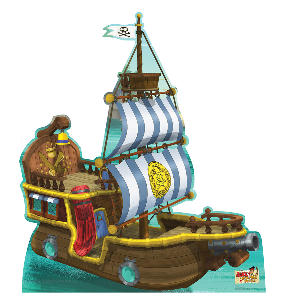 Life-size Bucky Pirate Ship Cardboard Standup | Cardboard ...