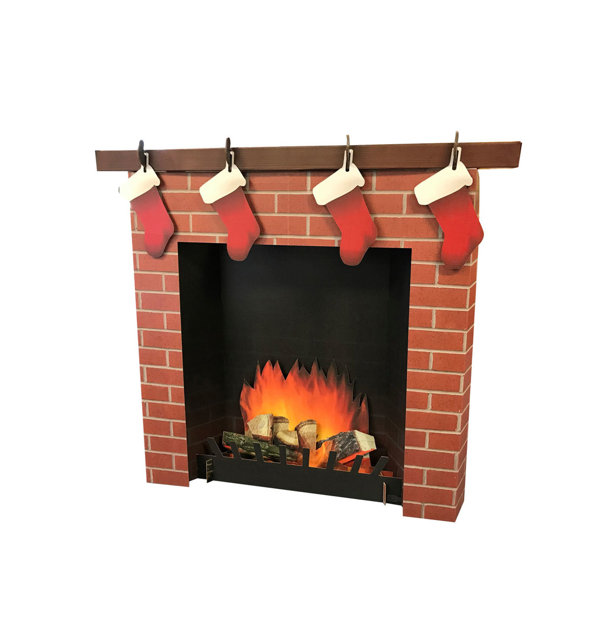 fireplace 3d cutout