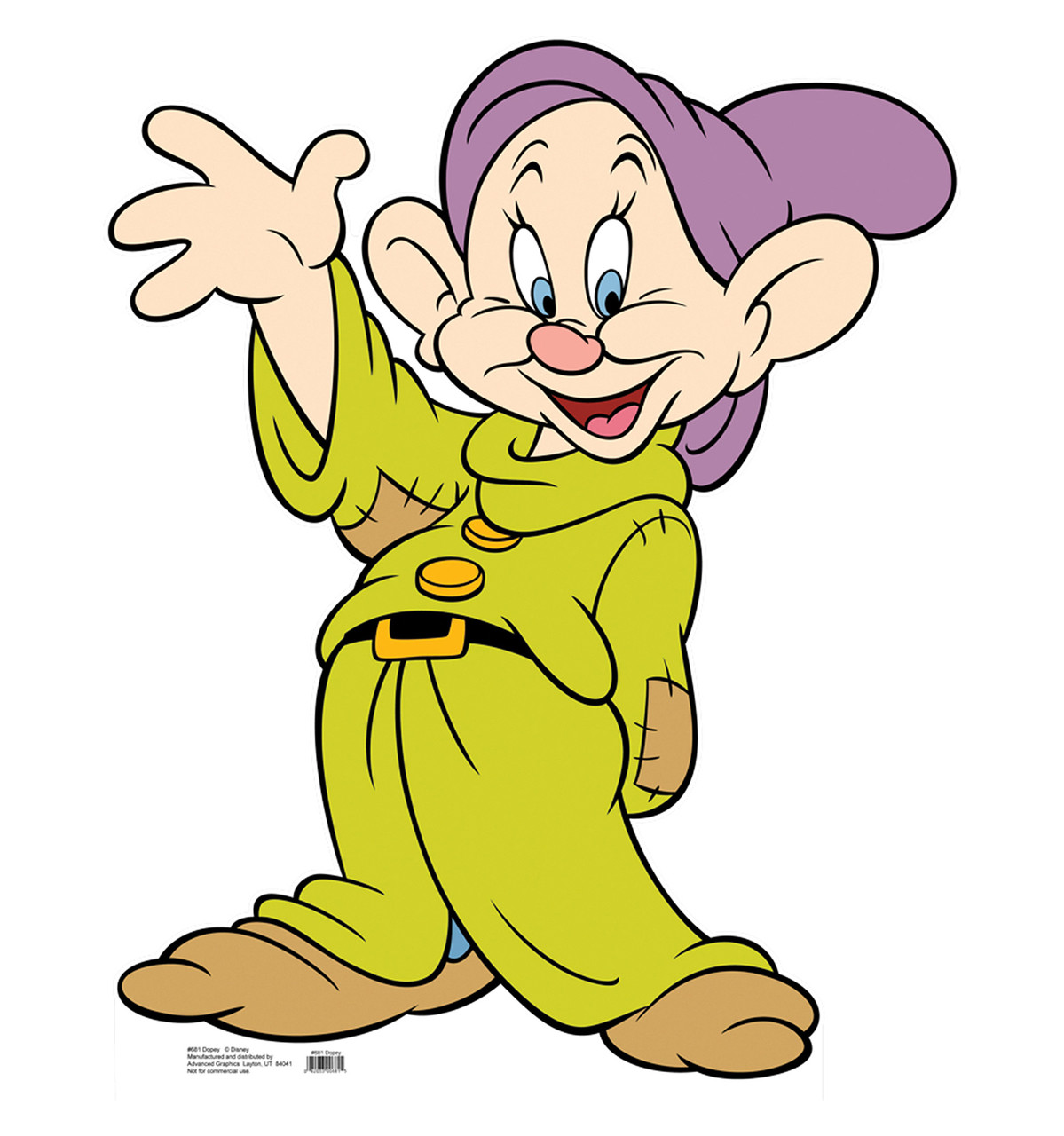 Life-size Dopey Cardboard Standup |Cardboard Cutout