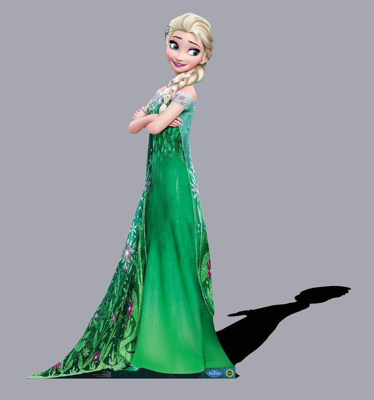 Life Size Elsa Frozen Fever Cardboard Standup 