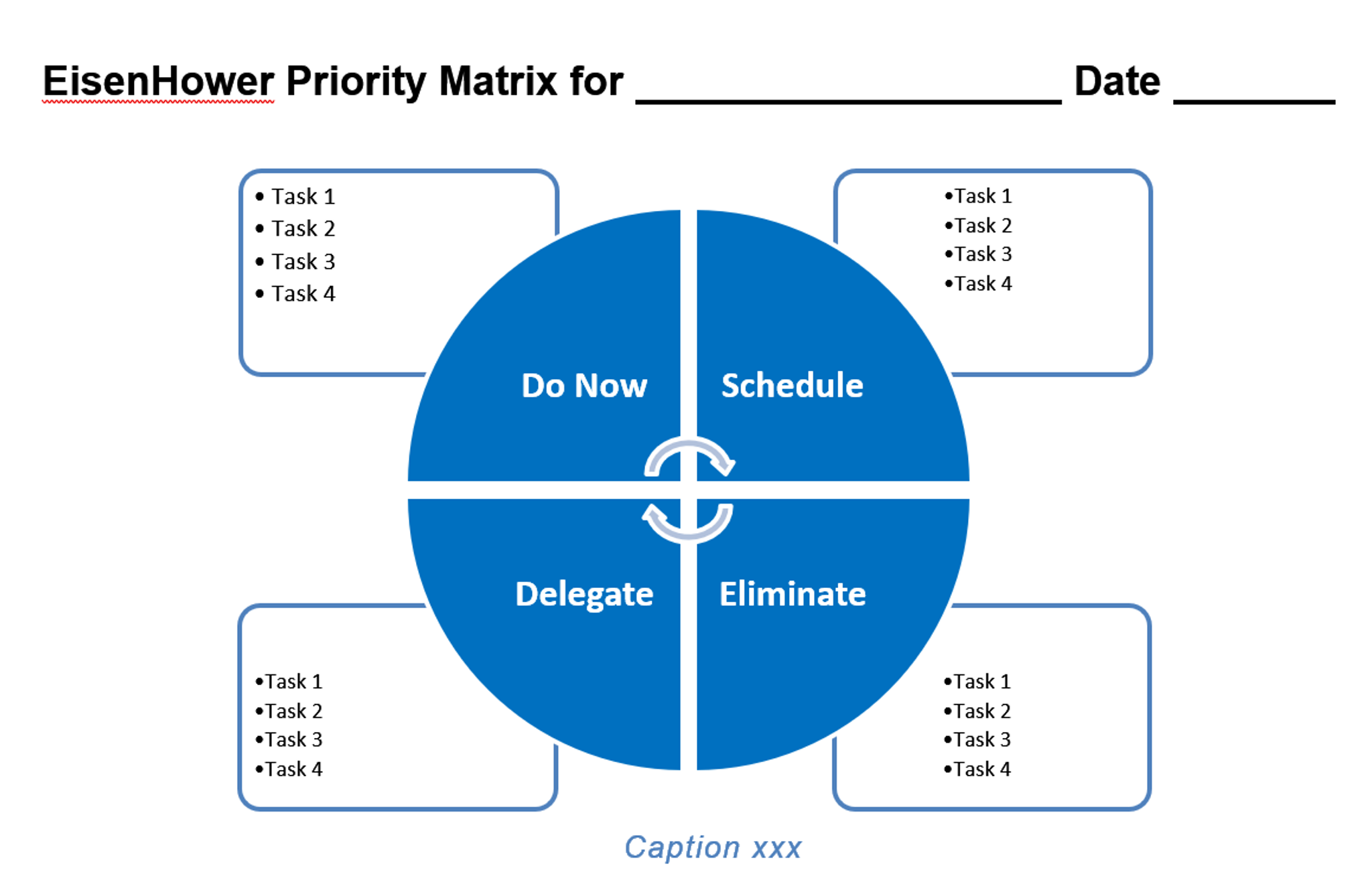 priority matrix template word