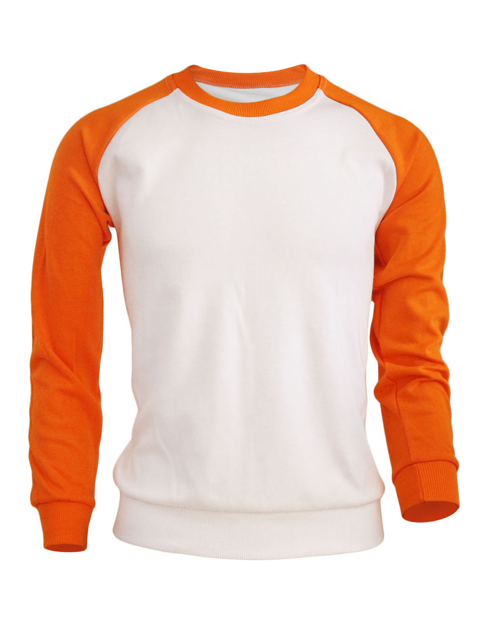 BCPOLO Men's Casual raglan 2 tone color t-shirt sportswear fashion crew ...