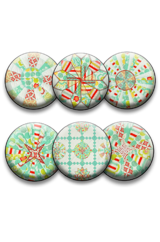 Doilies & Dresdens Collection of 6 Pins or Magnets (DropShip)