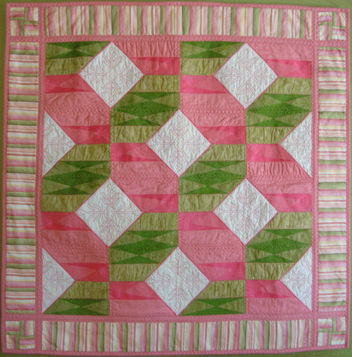 Flag! A block from the 2012 Mystery Quilt repeats to make this beautiful quilt.